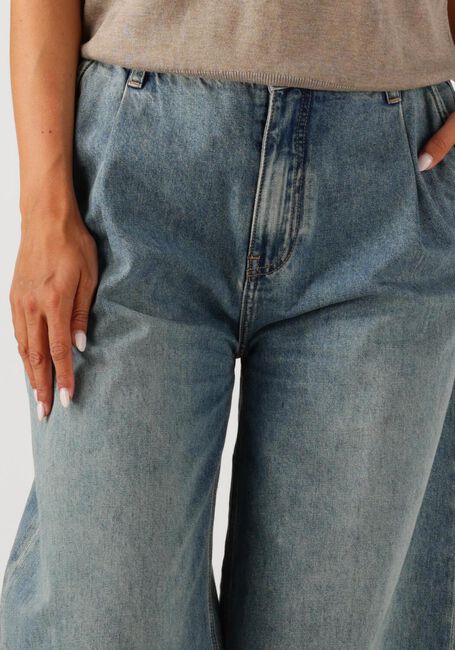 Dunkelblau SUMMUM Wide jeans WIDE LEG JEANS VINTAGE COTON TWILL - large