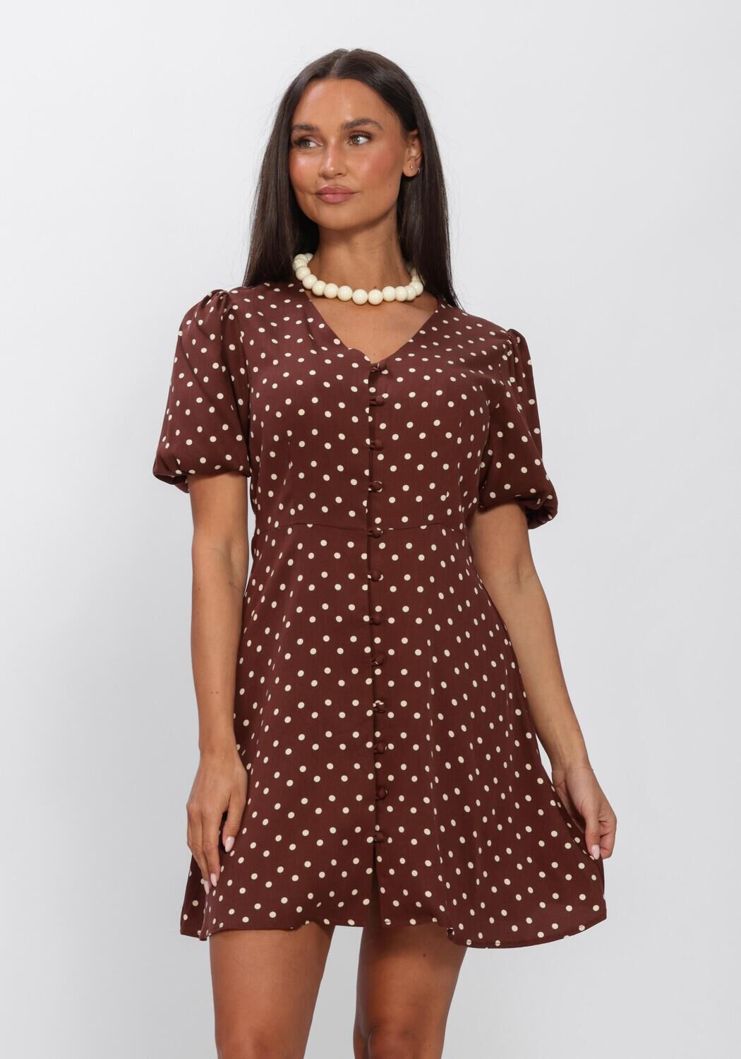 Braune YDENCE Kleider DRESS AMAYA - large