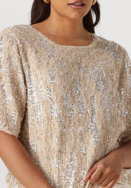 Goldfarbene NUKUS Top OCTAVIA TOP - large