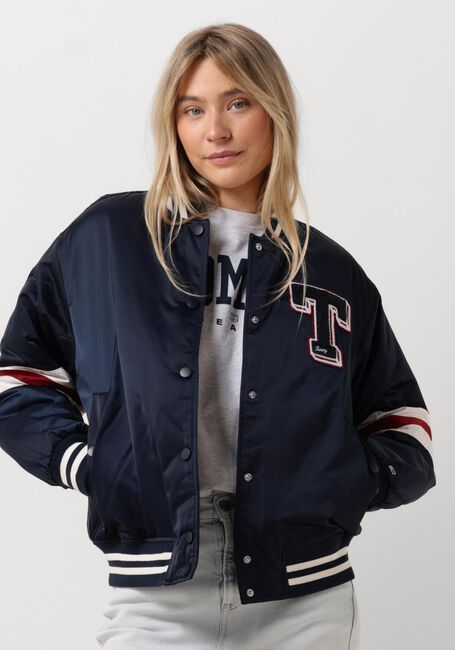 Blaue TOMMY JEANS Jack TJW LETTERMAN SATIN - large