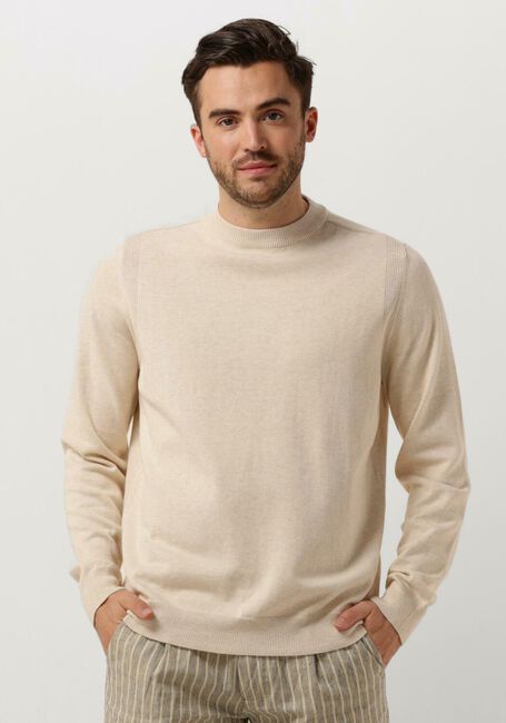 Beige ANERKJENDT Pullover AKSAIL COTTON SILK KNIT - large