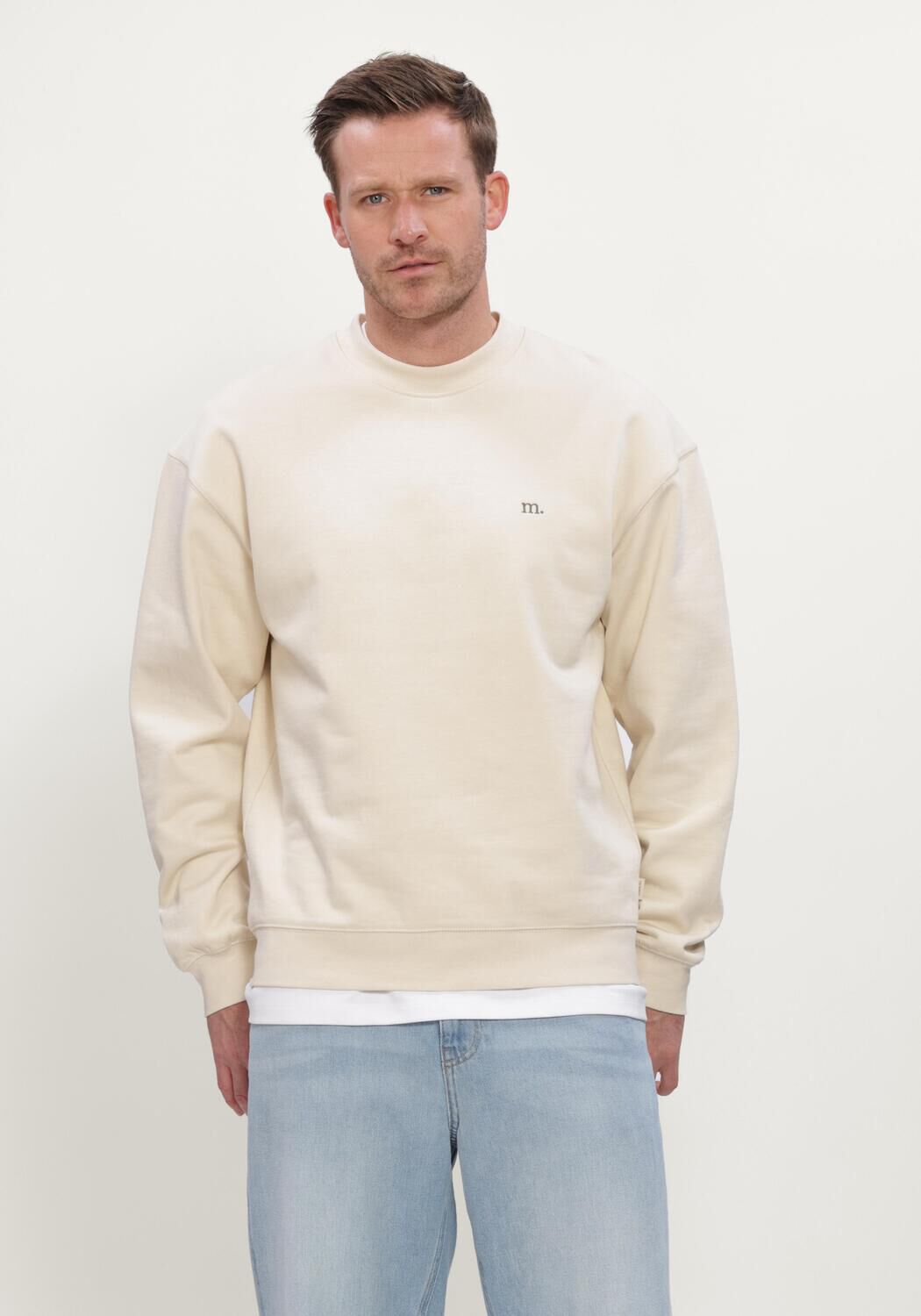 Ecru MACED Sweatshirt M-AUSTIN - large