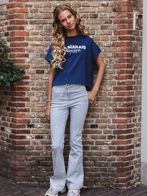 Hellblau LOOXS 10sixteen Wide jeans 2611-5616 - large