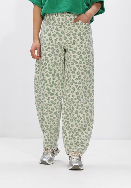 Mehrfarbige/Bunte BY-BAR Hosen IEW GREEN CHEETAH PANT - large