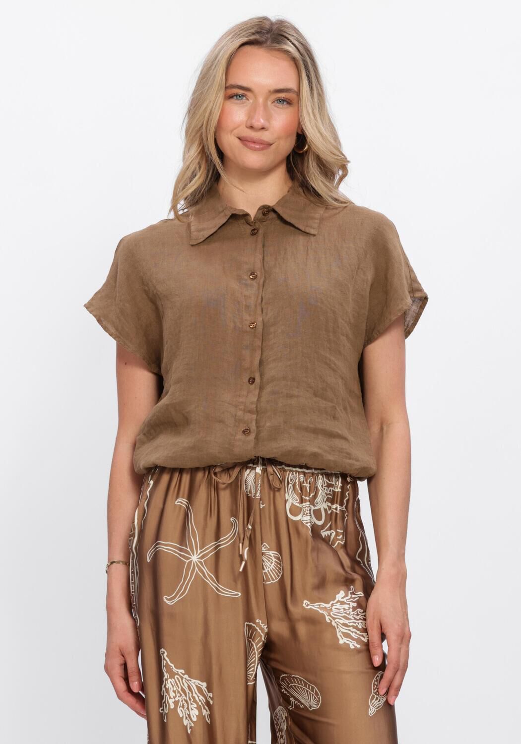 Taupe NUKUS Blusen JULIETTA TOP - large