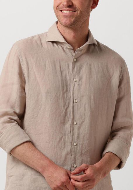 Beige PROFUOMO Casual-Oberhemd SHIRT X-CUTAWAY SC LINNEN - large