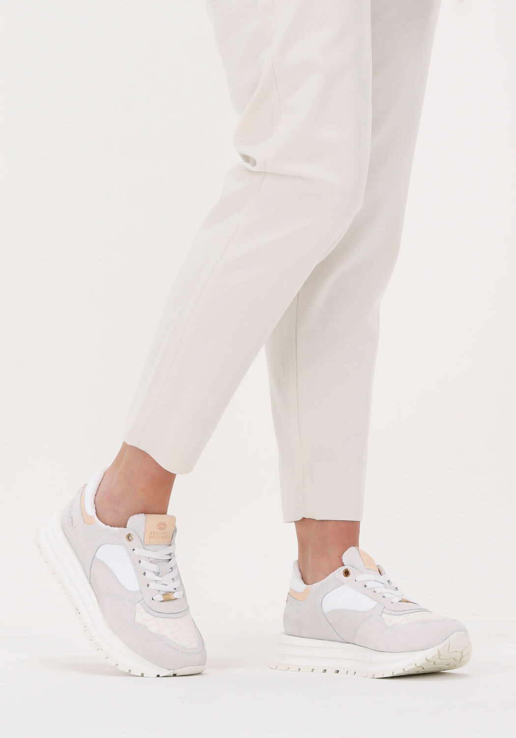 Wei&szlig;e FRED DE LA BRETONIERE Sneaker Low 101010351 - large
