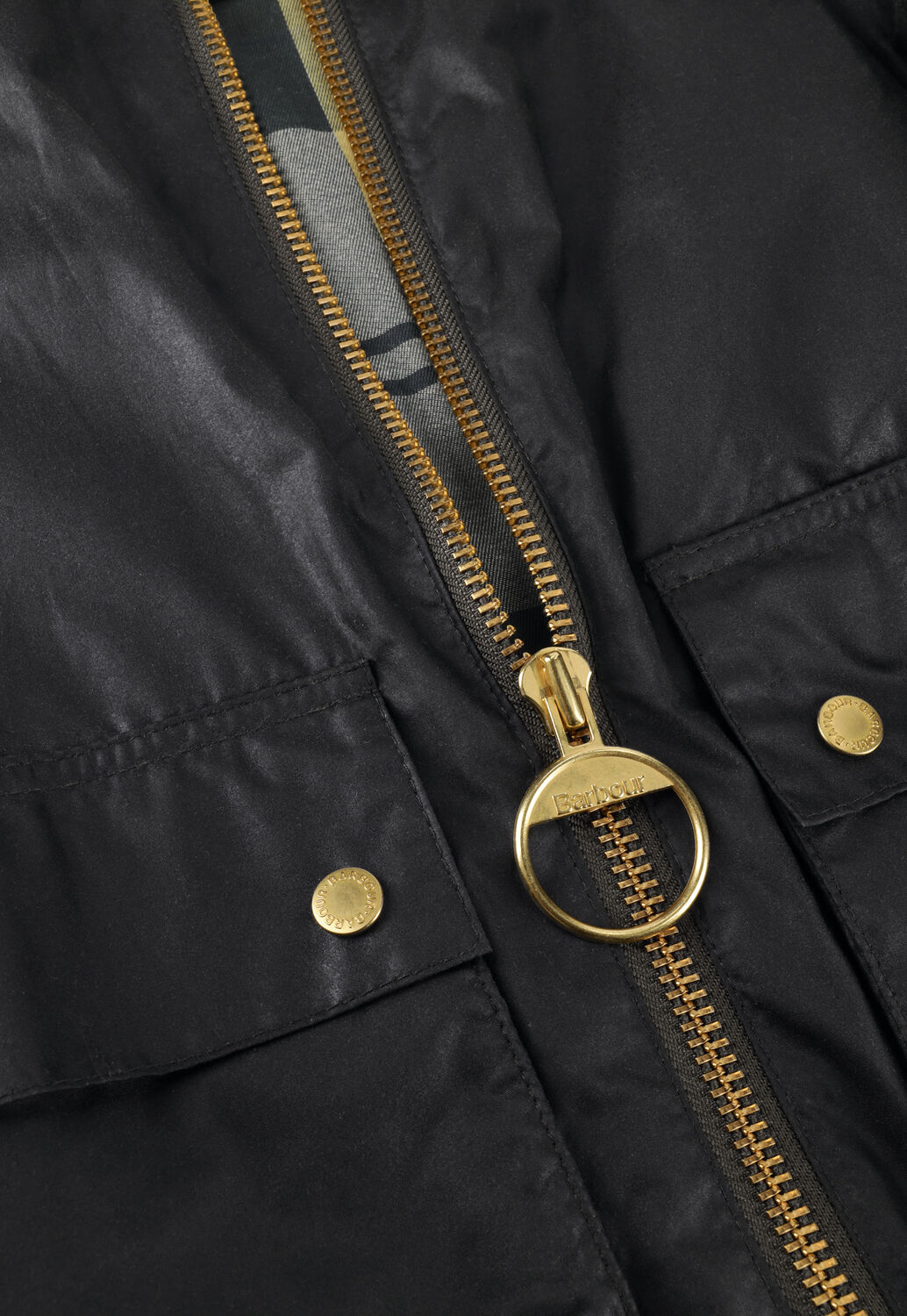 Dunkelgr&uuml;n BARBOUR Jack MARRON WAX JACKET - large