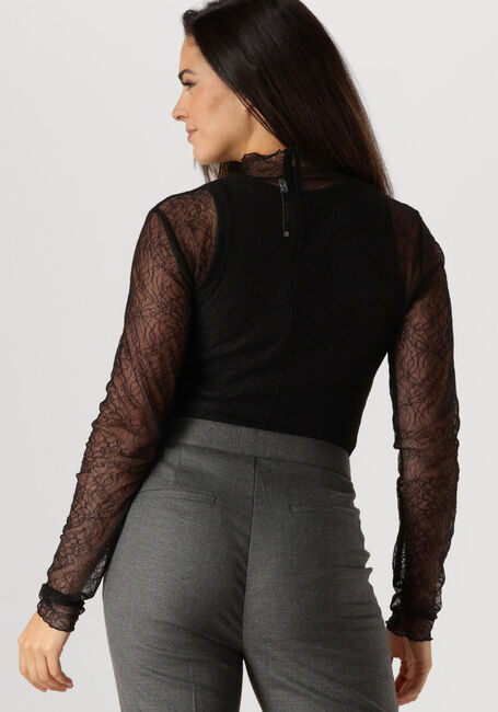 Schwarze GESTUZ Tops & T-shirts LAIAGZ LACE BLOUSE - large