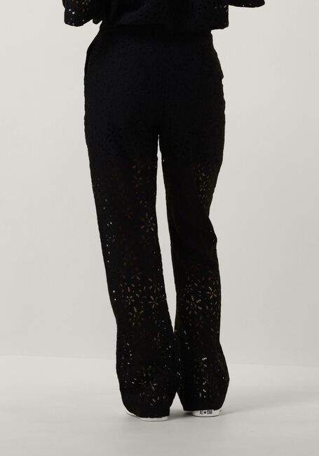 Schwarze SELECTED FEMME Schlaghose SLFKAROLA HW FLARED LACE PANT - large