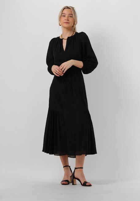 Schwarze VANESSA BRUNO Midikleid ARABELLE - large