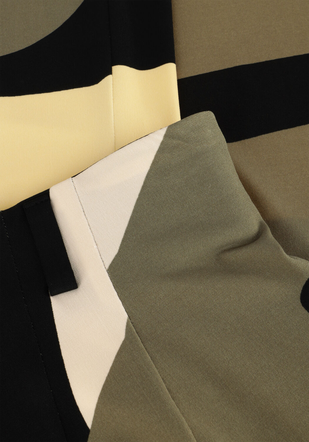 Ecru VANILIA Hose 60S PRINT PANTS - large