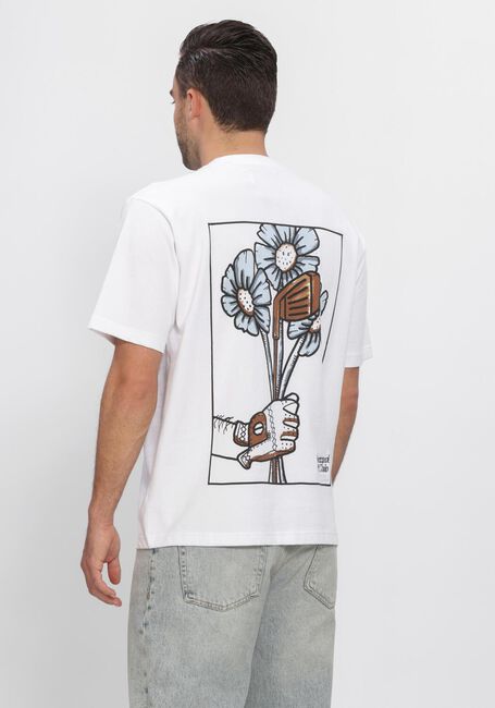 Wei&szlig;e DSTREZZED Polo-Shirt COLLIN ARTWORK TEE - large