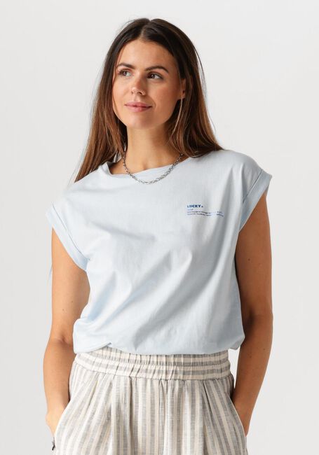 Hellblau BY-BAR Top THELMA DICTIONARY SMALL TOP - large