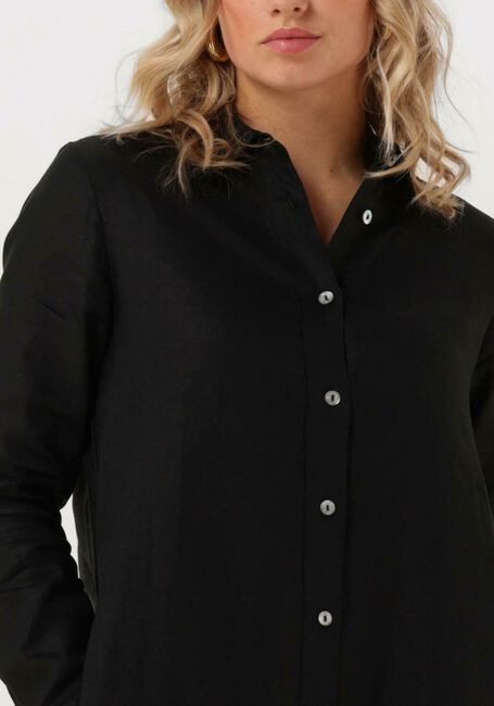 Schwarze RESORT FINEST Maxikleid SHIRT DRESS - large