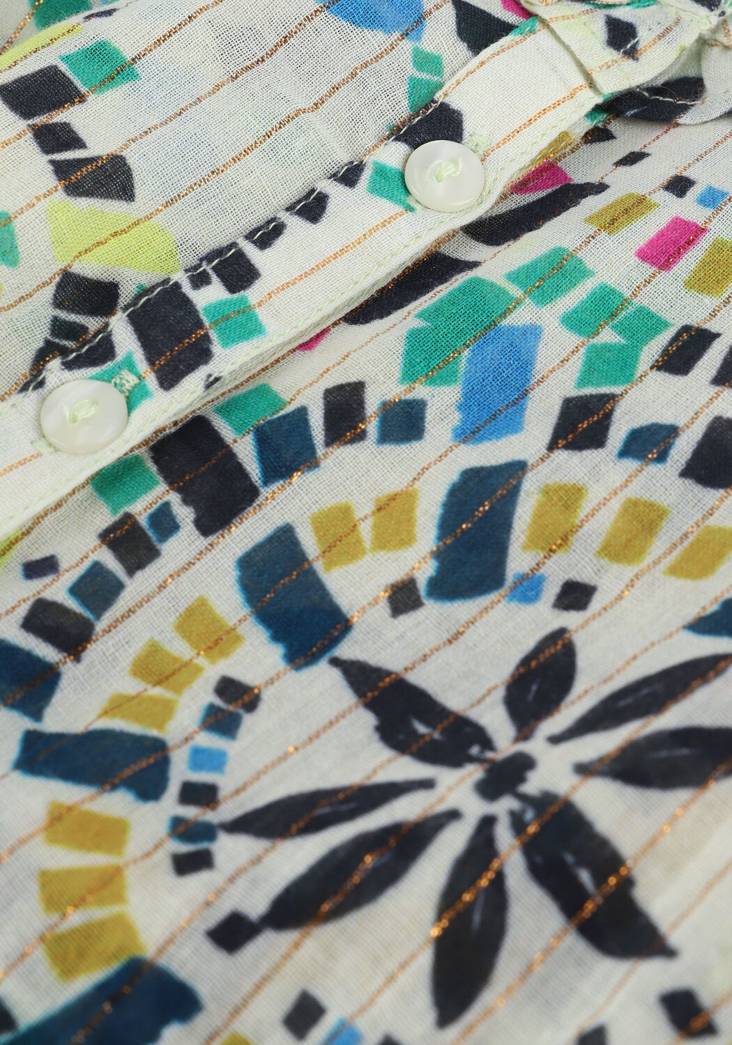 Mehrfarbige/Bunte POM AMSTERDAM Blusen SUNNY - large