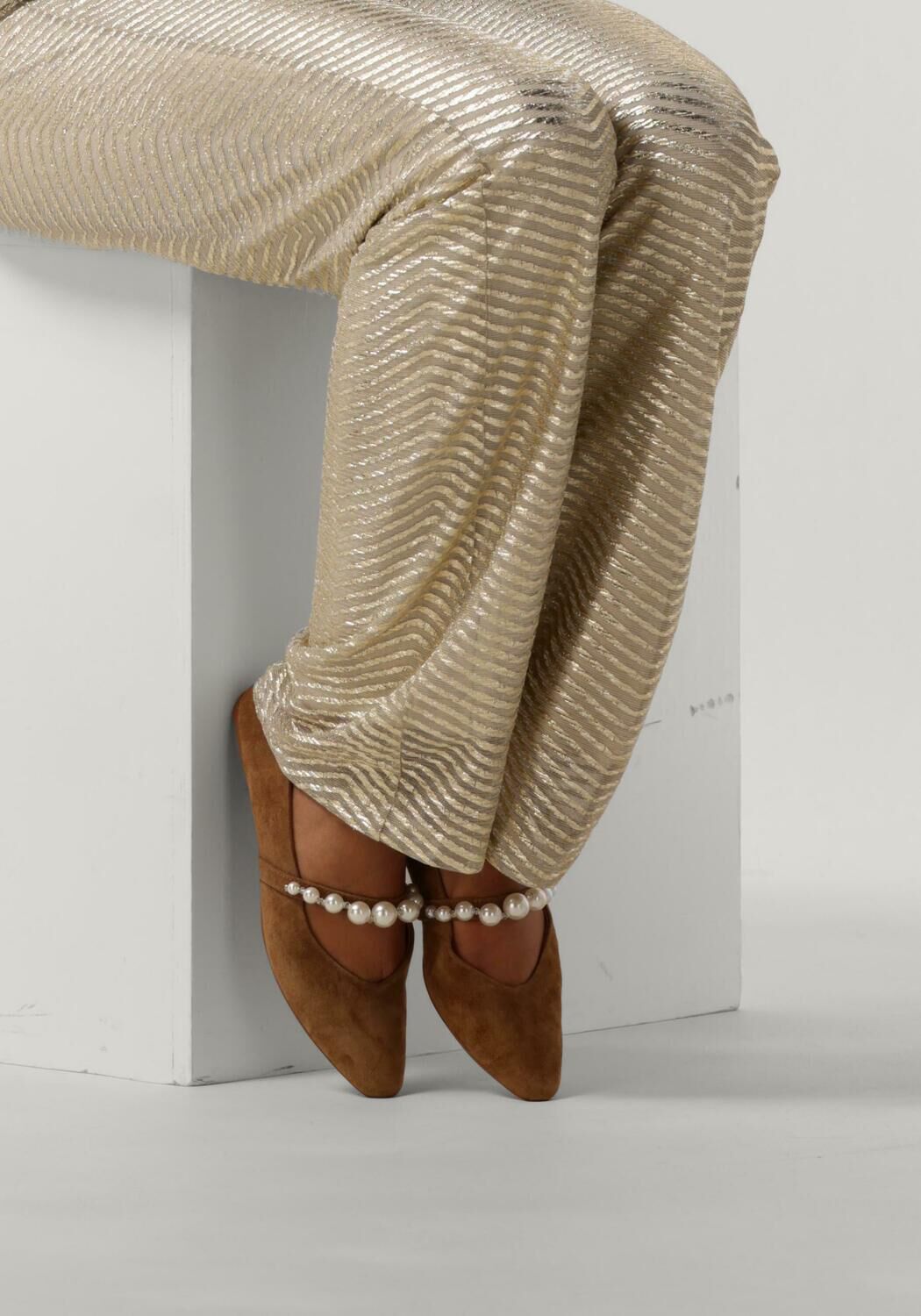 Camelfarbene TORAL Ballerinas PERLA - large