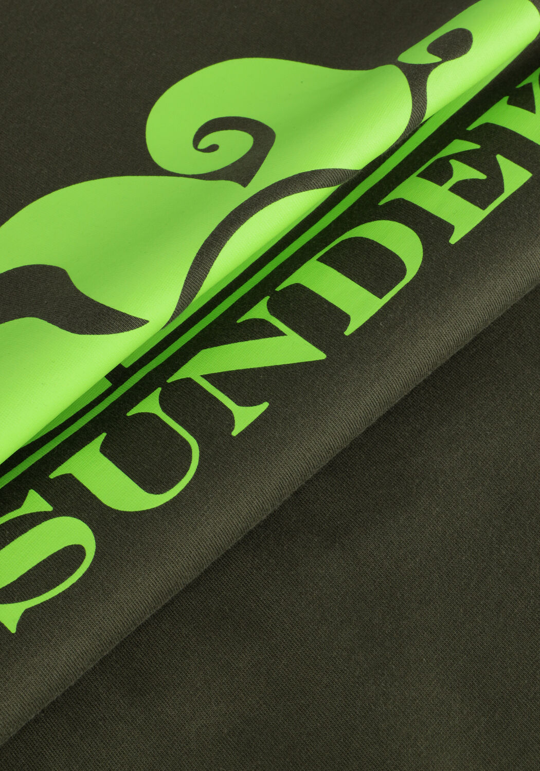 Dunkelgr&uuml;n SUNDEK T-shirt M4S100 NEW SIMEON LOGO - large