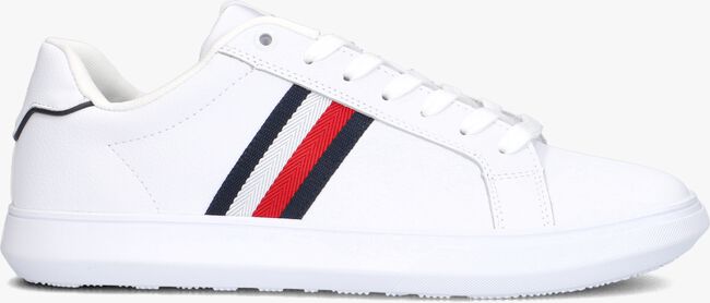 Weiße TOMMY HILFIGER Sneaker low CORPORATE CUP STRIPES - large