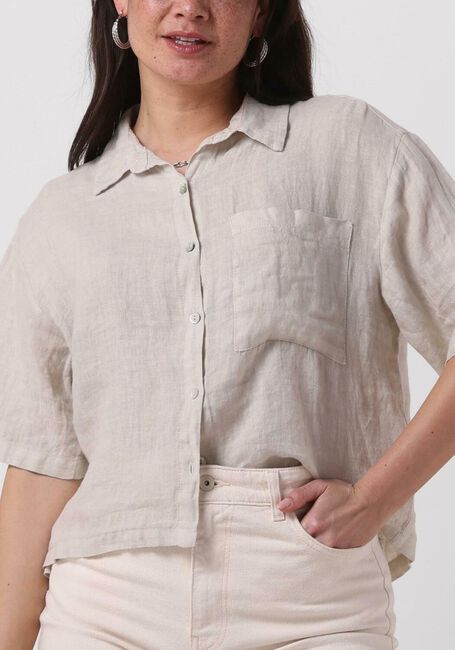 Sand BY-BAR Blusen CRIS LINEN BLOUSE - large