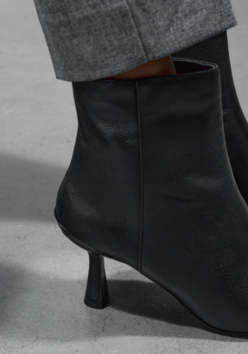 Schwarze STEFANO LAURAN Stiefeletten BOTIN - large