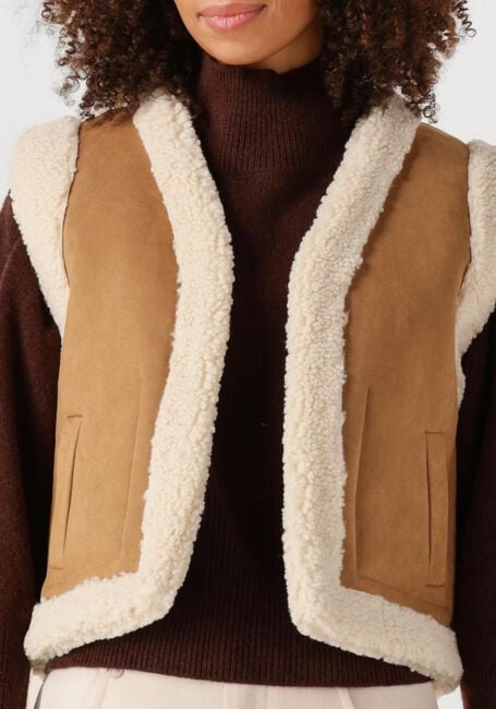 Camelfarbene SUNCOO Gilet DUAL - large