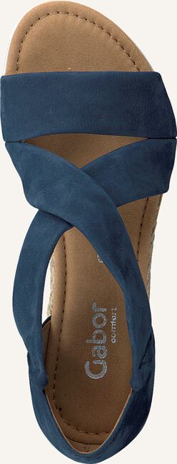 Blaue GABOR Flache Sandalen 711.1 Blaue GABOR Flache Sandalen 711.1 - large