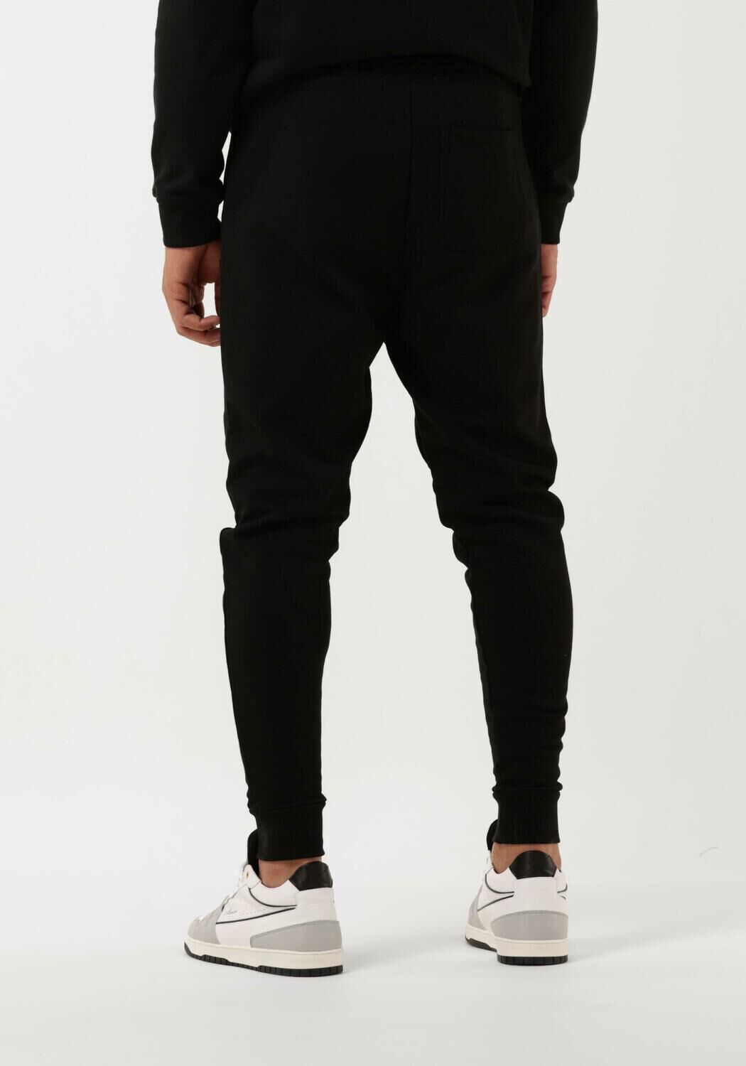 schwarze lyle scott jogginghose skinny sweat pants