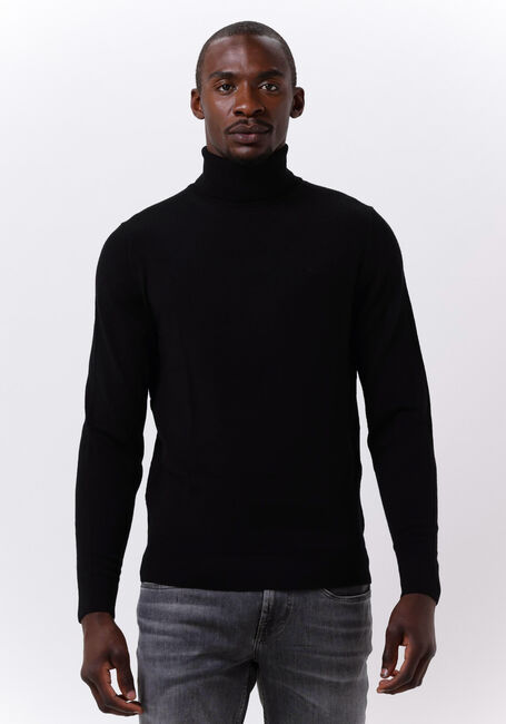 Schwarze CALVIN KLEIN Rollkragenpullover SUPERIOR WOOL TURTLE NECK - large