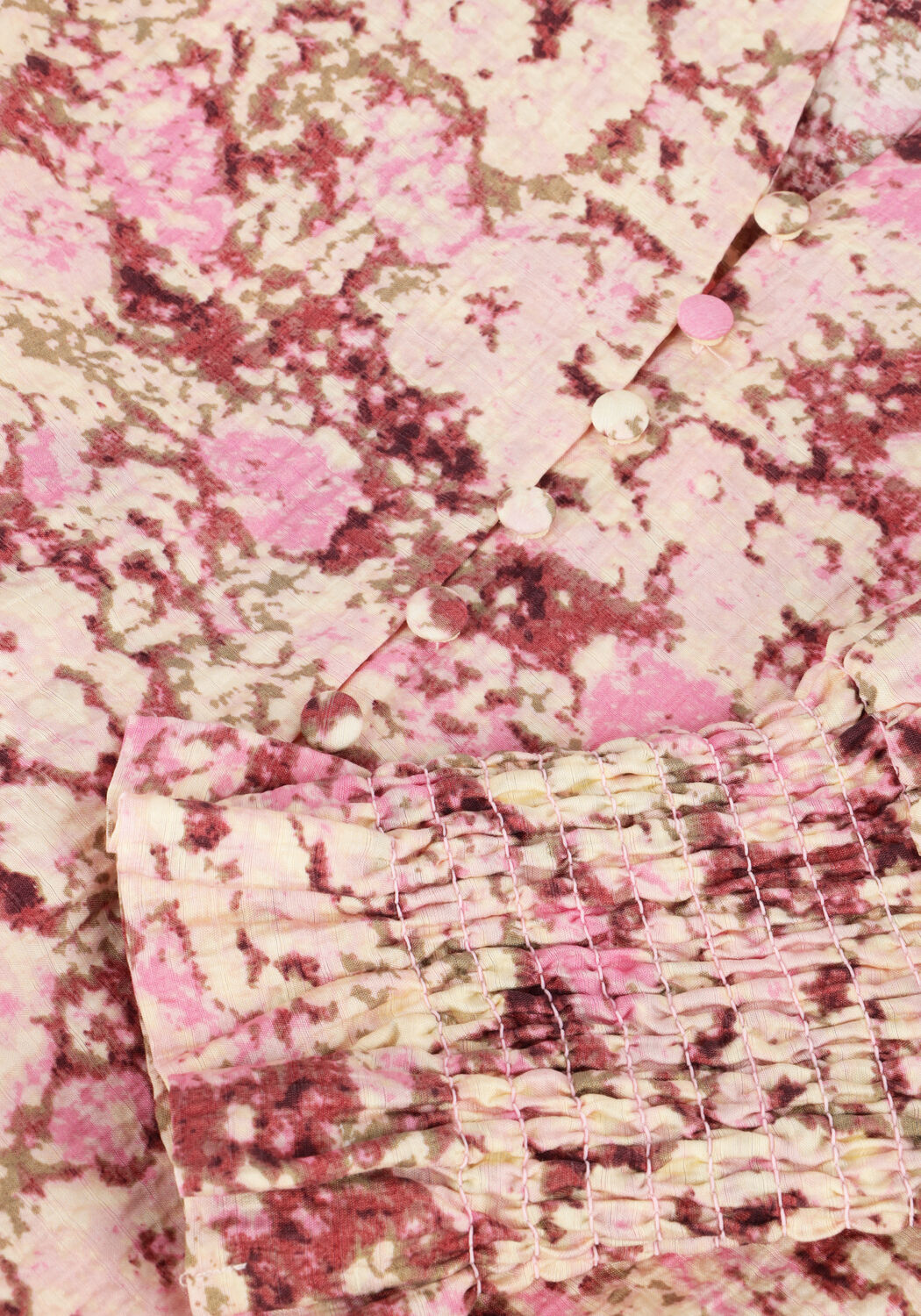 Mehrfarbige/Bunte MODSTR&Ouml;M Minikleid MEILAMD PRINT LS DRESS - large