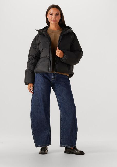 Schwarze WITHBLACK Wattierte Jack WBLEMMA SHORT DOWN PUFFER JACKET - large