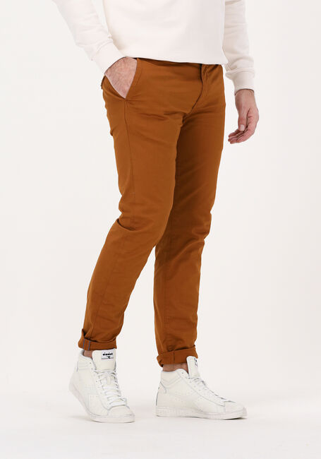 Cognacfarbene SCOTCH & SODA Chino STUART REGULAR SLIM-FIT - large