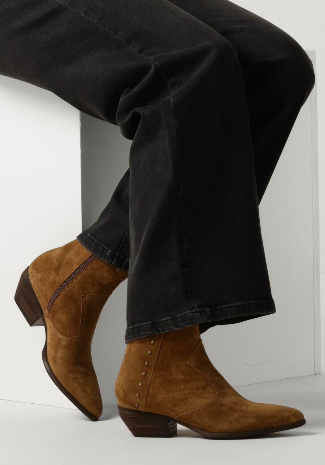 Camelfarbene NOTRE-V Stiefeletten AR231 - large