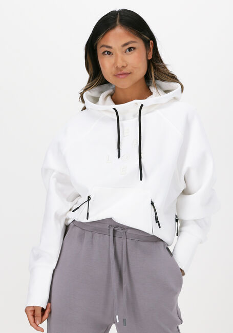 Weiße NATIONAL GEOGRAPHIC Sweatshirt CROPPED HOODY - large