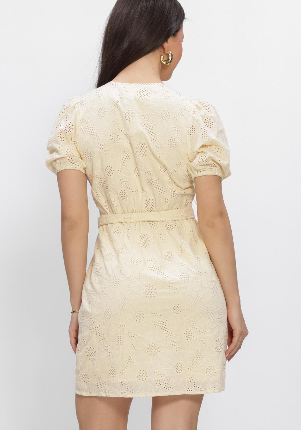 Gelbe FREEBIRD Kleider WV-FLOWER-EMBRO-26-1 - large