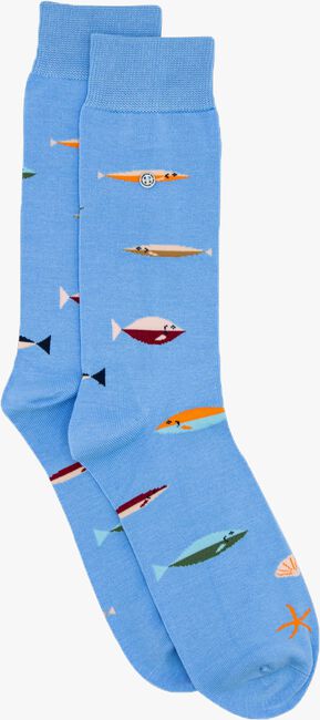 Blaue ALFREDO GONZALES Socken FISH - large