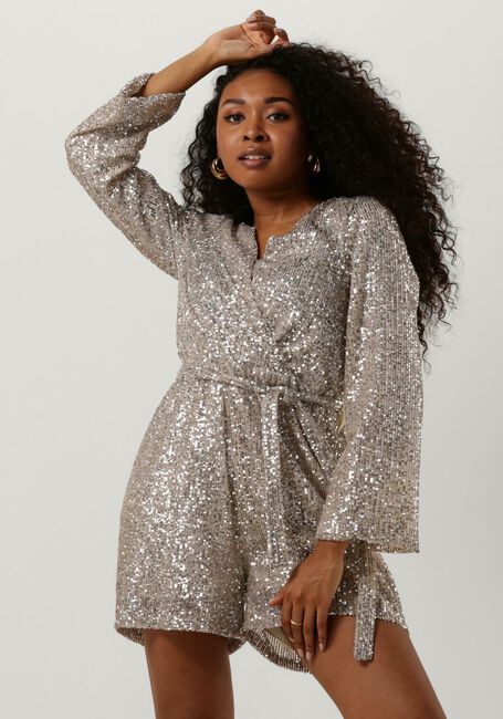 Silberne NOTRE-V Playsuits NV-BIBI PLAYSUIT GLITTER - large