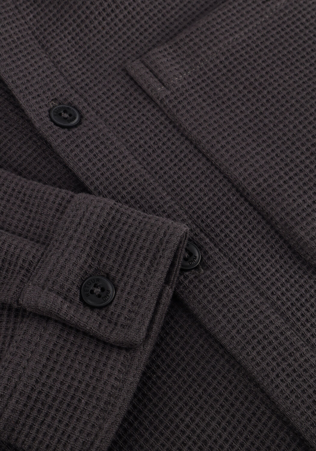Dunkelgrau RETOUR Casual-Oberhemd GINO - large