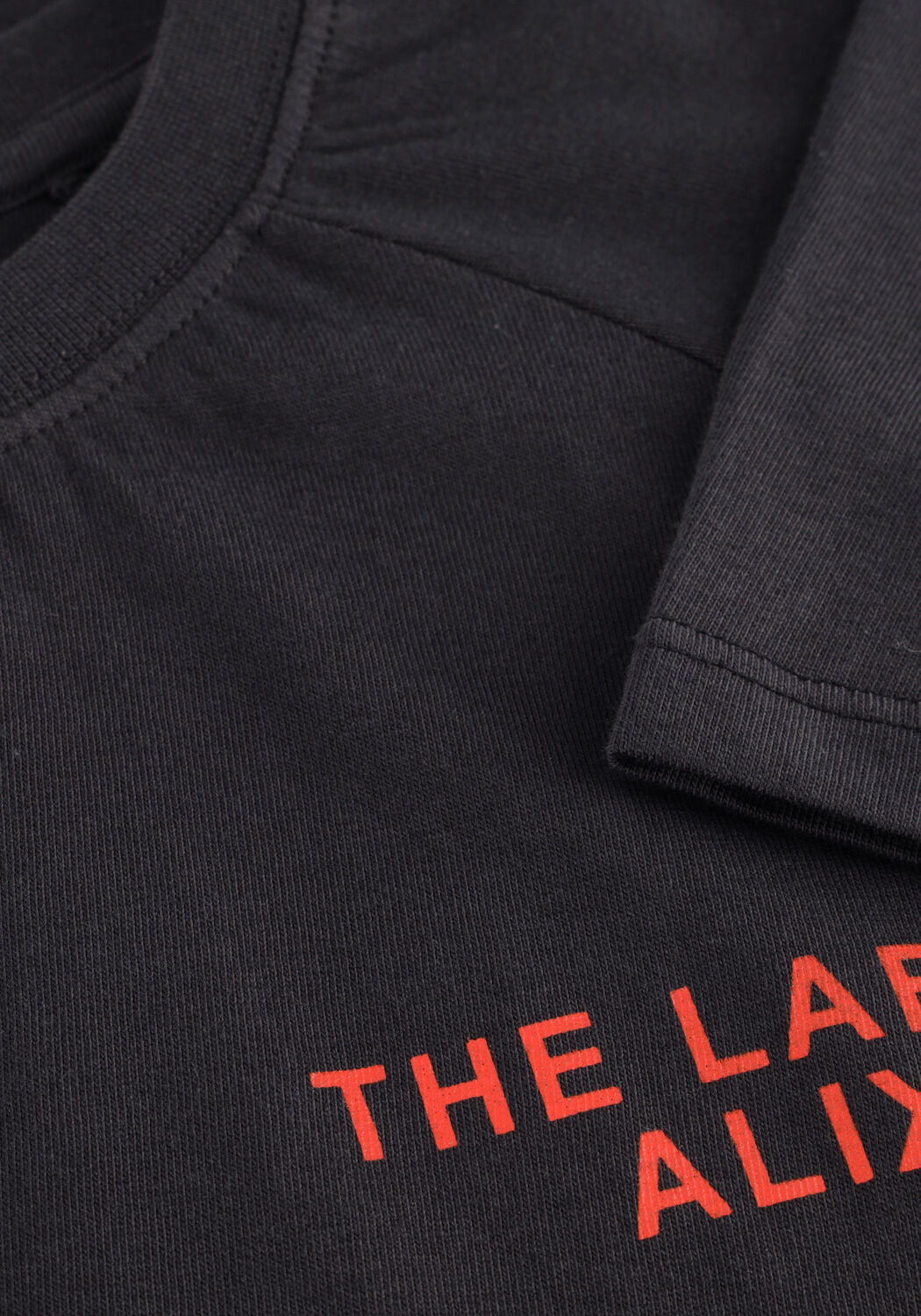 Schwarze ALIX THE LABEL T-shirt LADIES KNITTED RAGLAN LONGSLEEVE - large