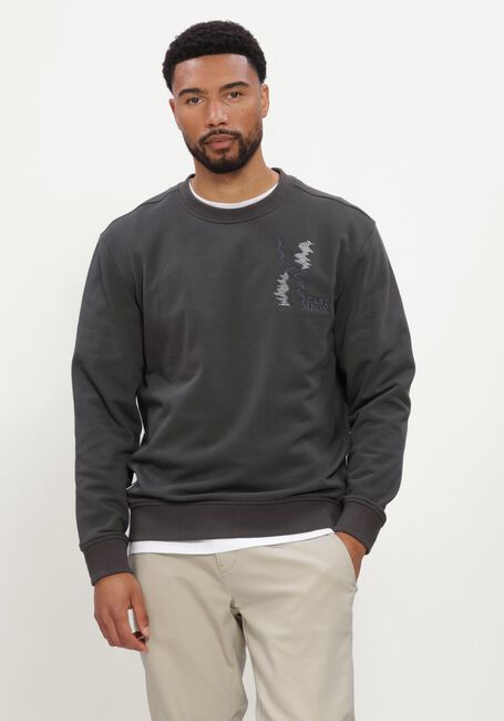 Dunkelgrau CAST IRON Sweatshirt CREWNECK RELAXED FIT GRAPHIC - large