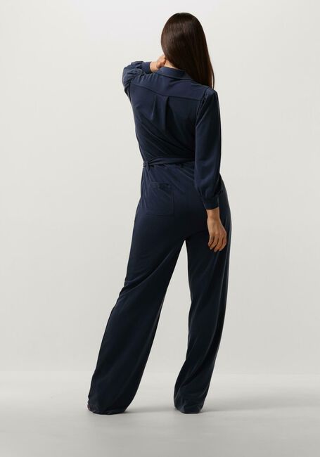 Dunkelblau SUMMUM Jumpsuit JUMPSUIT WASHED MODAL PIQUE - large