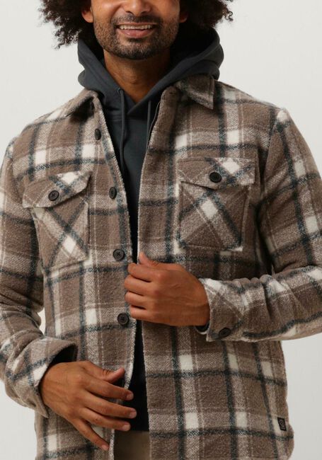 Braune DSTREZZED Overshirt TEPPE OVERSHIRT - large
