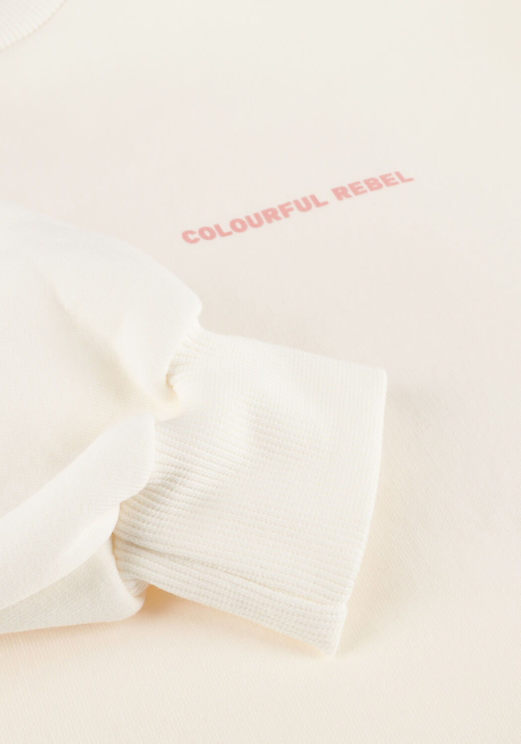 Wei&szlig;e COLOURFUL REBEL Pullover SUMMER SHELL DROPPED SHOULDER SWEAT - large