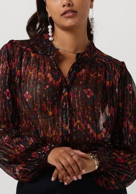 Lilane AAIKO Blusen ZOYA GLITTER IKAT VIS 510 BLOUSES - large