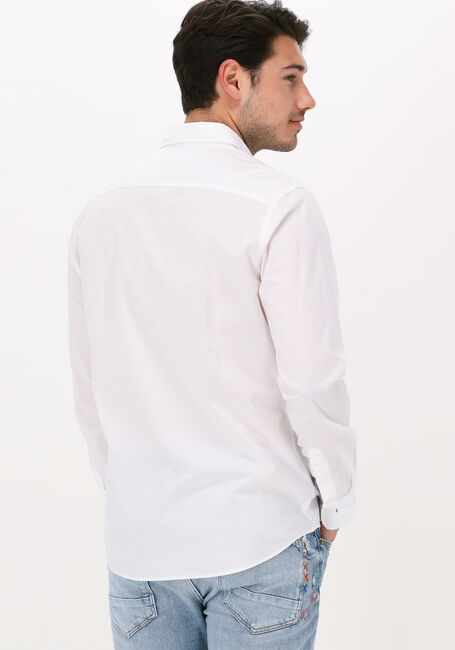 Weiße SCOTCH & SODA Casual-Oberhemd SOLID SLIM FIT SHIRT - large