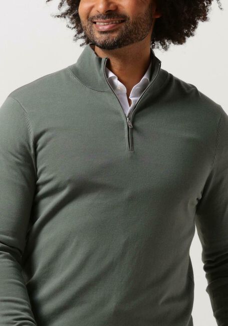 Grüne PROFUOMO Pullover PULLOVER HALF ZIP - large