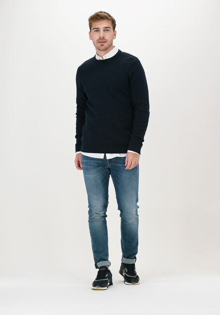 Dunkelblau SELECTED MEN Pullover SLHCAST LS KNIT CABLE CREW B C - large