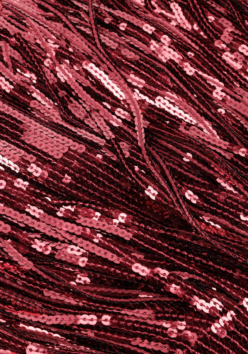 Bordeaux Y.A.S. Maxikleid YASTIO LS SEQUIN DRESS - large