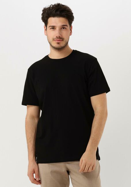 Schwarze SELECTED HOMME T-shirt SLHASPEN SS O-NECK TEE NOOS - large