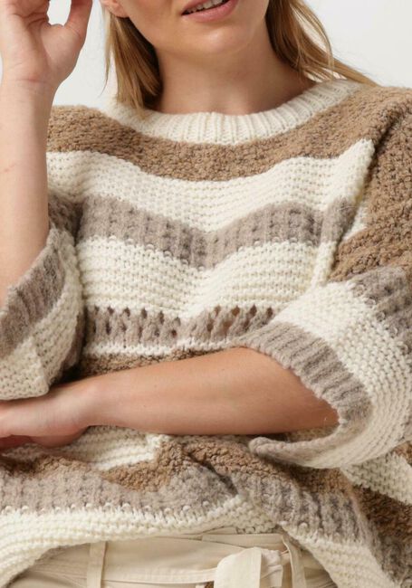 Mehrfarbige/Bunte SUMMUM Pullover BOXY SWEATER MULTI YARN MIX KNIT - large